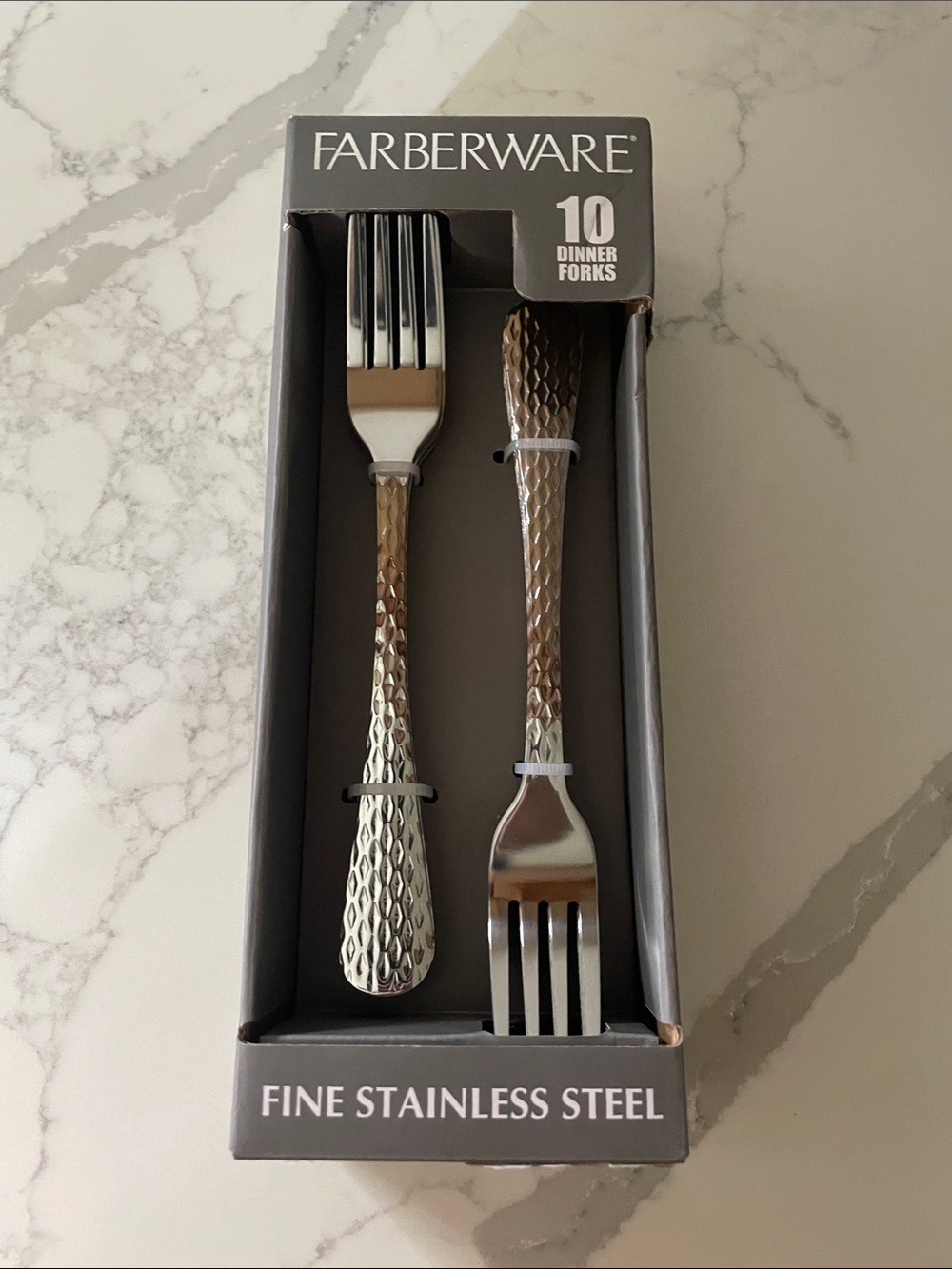Farberware Stainless Steel Dinner Forks Set - Silver - Picture 2 of 5